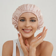 Soft Hair Nightcap for Women, Breathable & Waterproof, Adjustable Fit, 4 Colors