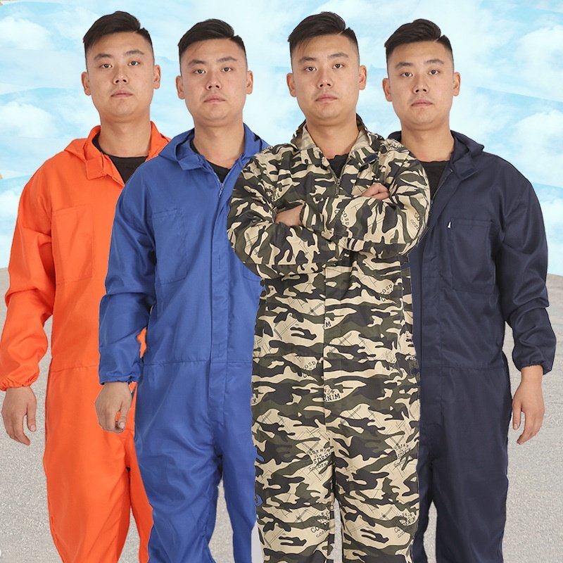 Long Sleeve Antifouling Dustproof Jumpsuit Overalls for Work