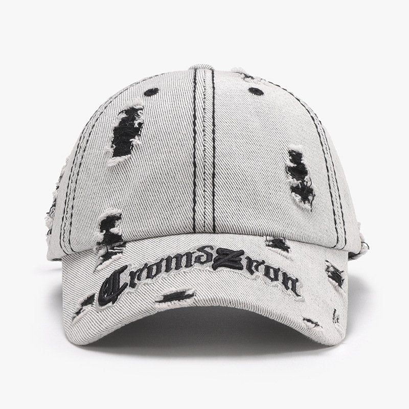 Men's Adjustable Letter Print Embroidery Baseball Cap