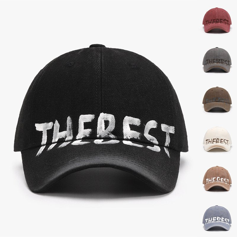 Adjustable Letter Graffiti Baseball Cap