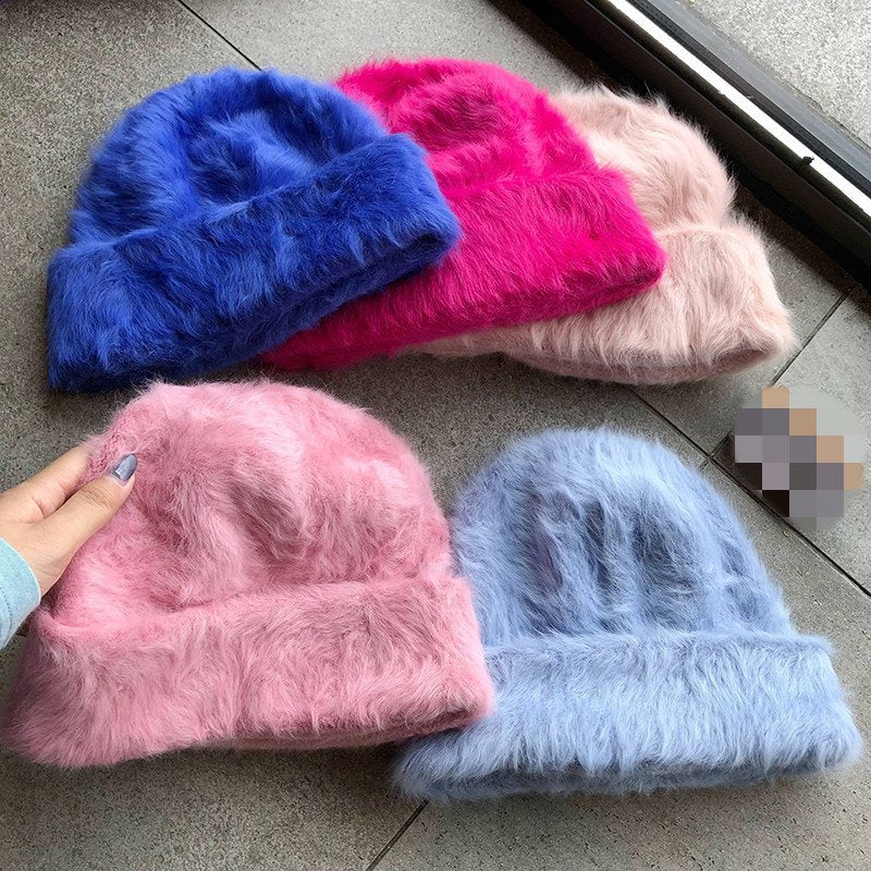 Warm Rabbit Fur Cap