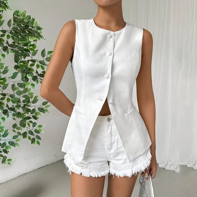 Elegant Women's Sleeveless Vest