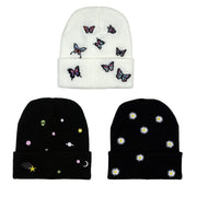 Warm Embroidered Hat