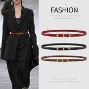 Geometric Belt for Men and Women - Double Ring Buckle
