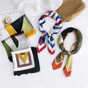 Add a Pop of Style with Colorful Grid Scarf