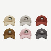 Sweet Rabbit Embroidered Baseball Cap for Women