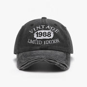 Women's Neutral Baseball Cap with Embroidered Letter Design