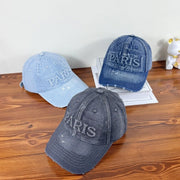 Denim Baseball Cap with Sun Protection