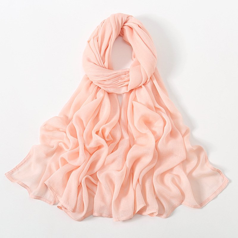 Lightweight Rayon Scarf for Women - Wide Brim, Thin, Breathable, Modal Fabric