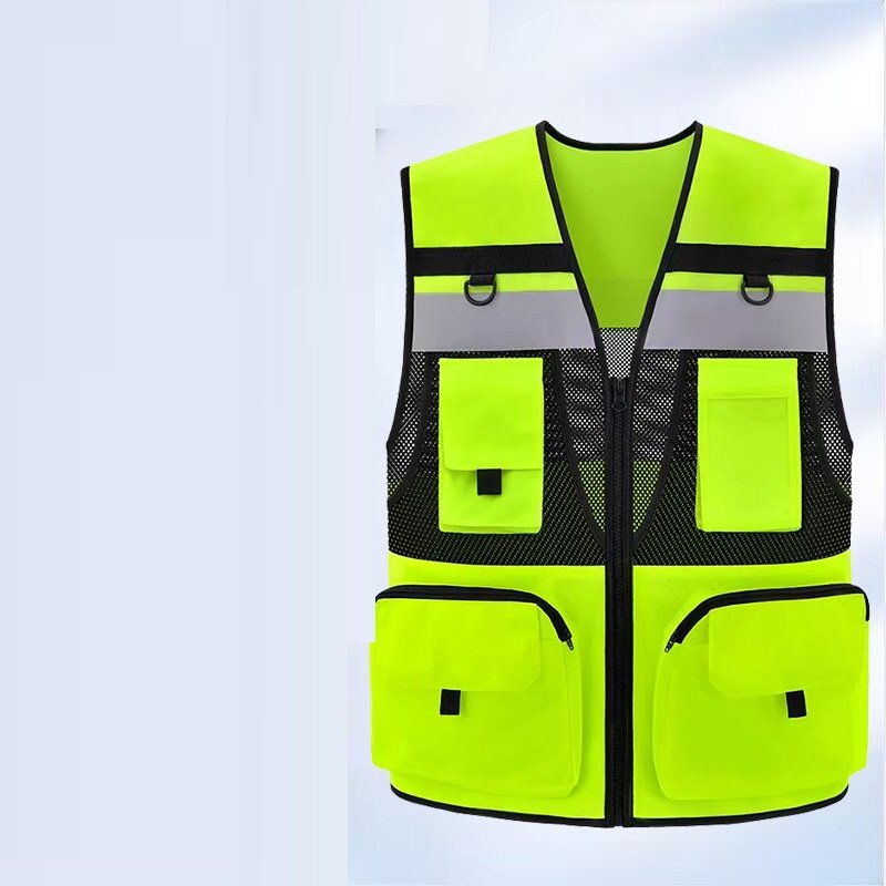 Reflective Safety Vest for Work Duty Security Patrol