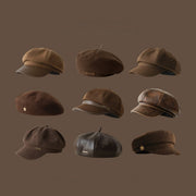 Elegant Women's Brown Beret Hats