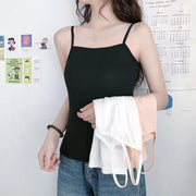 Comfortable Solid Color Sling Vest for Women