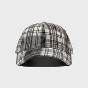 Retro Plaid Baseball Cap for Women