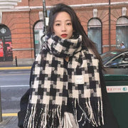 Winter Plaid Scarf for Women