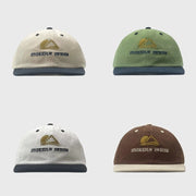 Soft Contrast Color Embroidered Cap for Men & Women