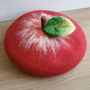 Warm Wool Felt Christmas Beret