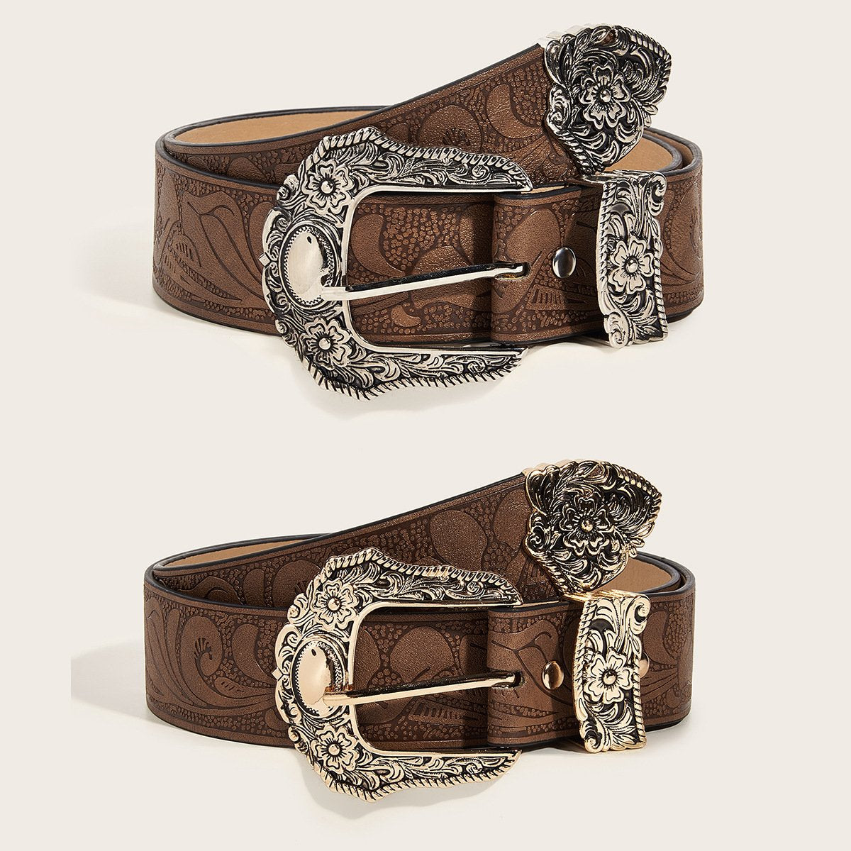 Retro Texture Pin Buckle Belt for Men