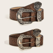 Retro Texture Pin Buckle Belt for Men