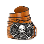 Retro Personality Belt with Alloy Buckle