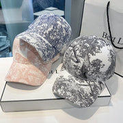 Colorful Printed Peaked Cap for Women