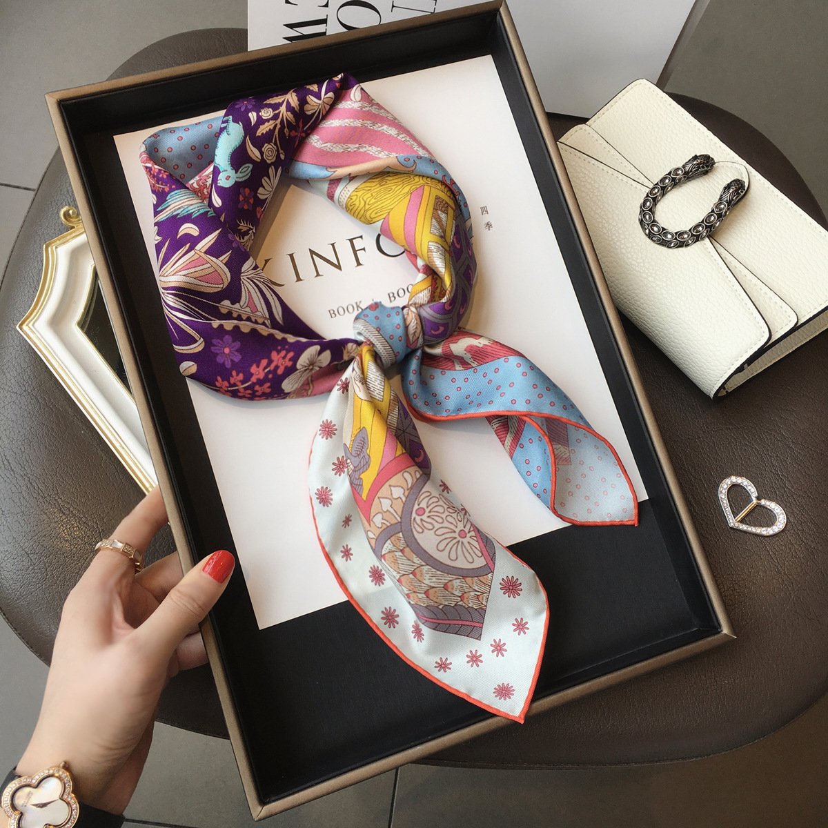 Vibrant Spring Scarf for Women