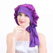 Large Shower Cap for Women - Adjustable, Plus-Sized Fit