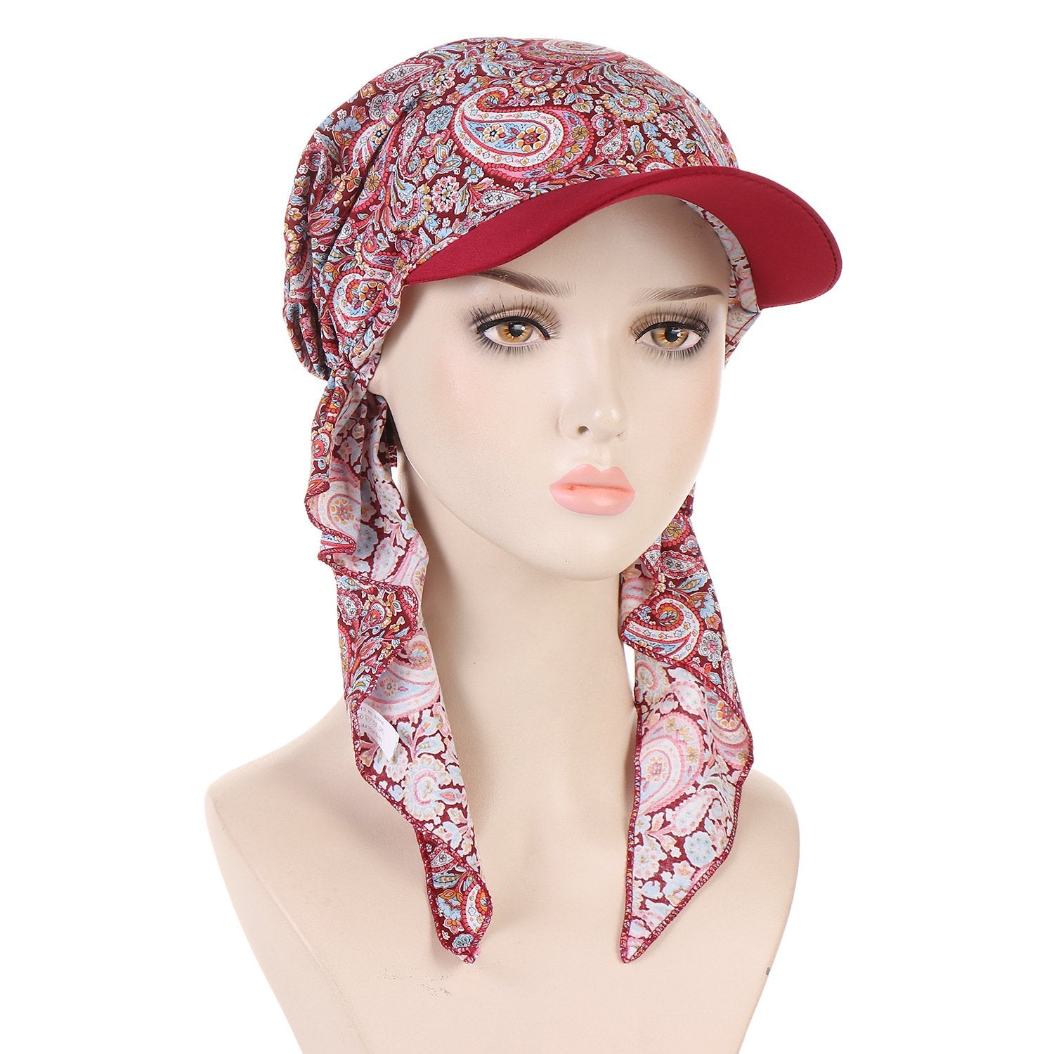 Women's Floral Print Headscarf - Versatile Fashion Cap
