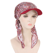 Women's Floral Print Headscarf - Versatile Fashion Cap