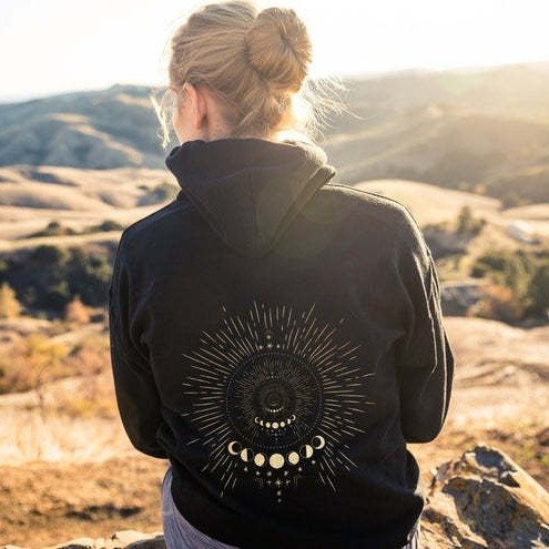 Colorful Letter Hoodie - 3D Printed Long Sleeve Sweater