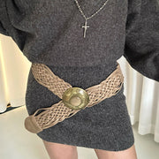 Add a Boho Chic Touch with Our Wide Woven Belt