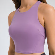 Shockproof Sports Yoga Vest with Built-in Chest Pad