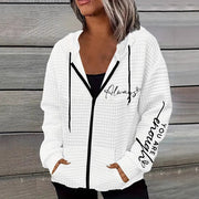 New Fashion Letter Zipper Sweater for Women