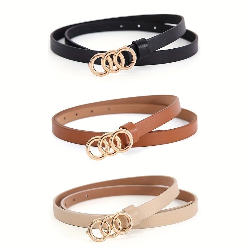 Slim 3-Ring Belt