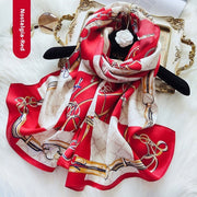 Thin Silk Scarf for Women - Spring & Autumn Style