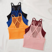 Women's Breathable Mesh Hollow Slim Vest Bra