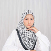 Plaid Square Scarf