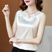 Elegant Lace V-Neck Sling Vest for Women