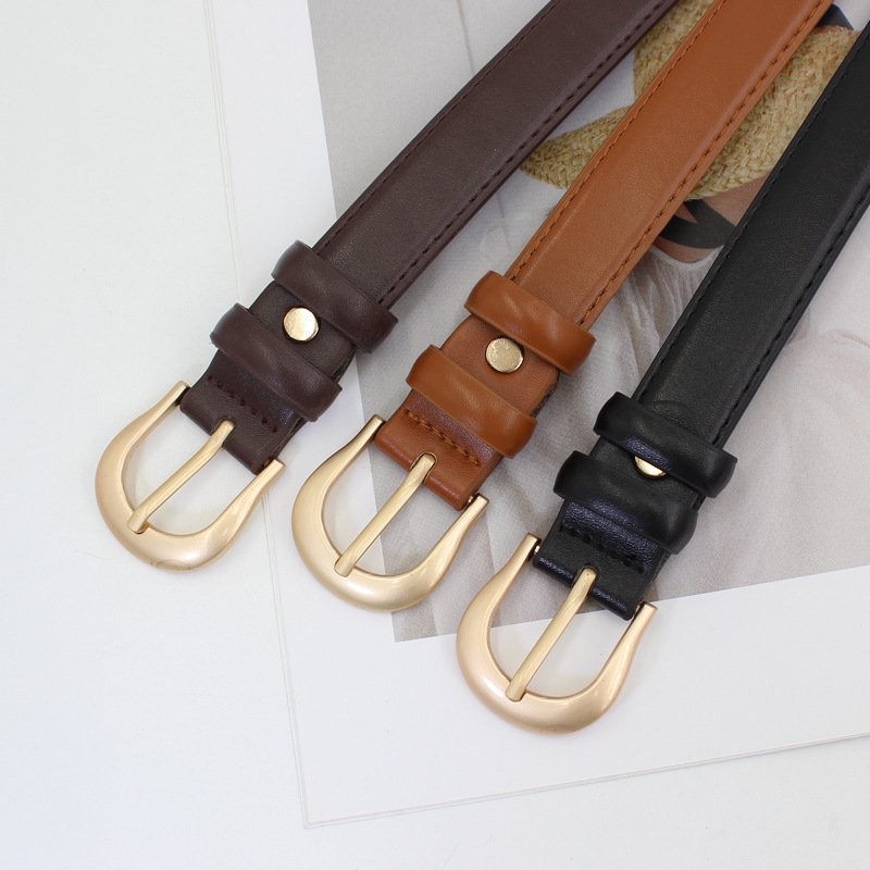 Women's Decorative Pin Buckle Belt