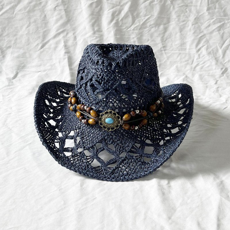 Handmade Sun Shade Straw Hat for Women