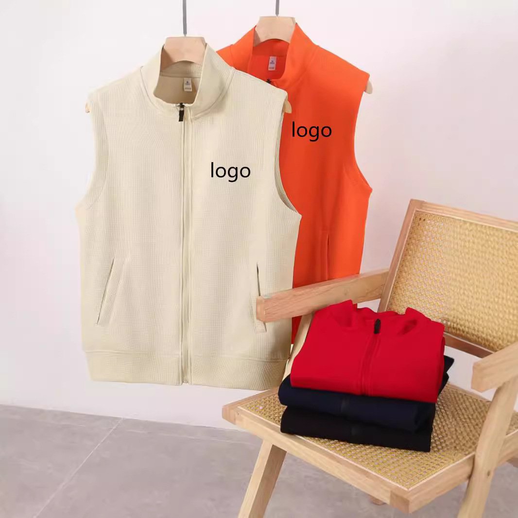 Women's Solid Color Hoodie Vest