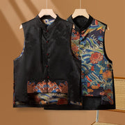 Vintage Inspired Double-Sided Embroidered Vest
