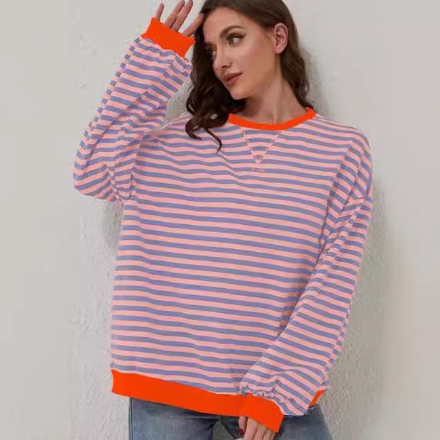 Cozy Striped Long Sleeve Sweater