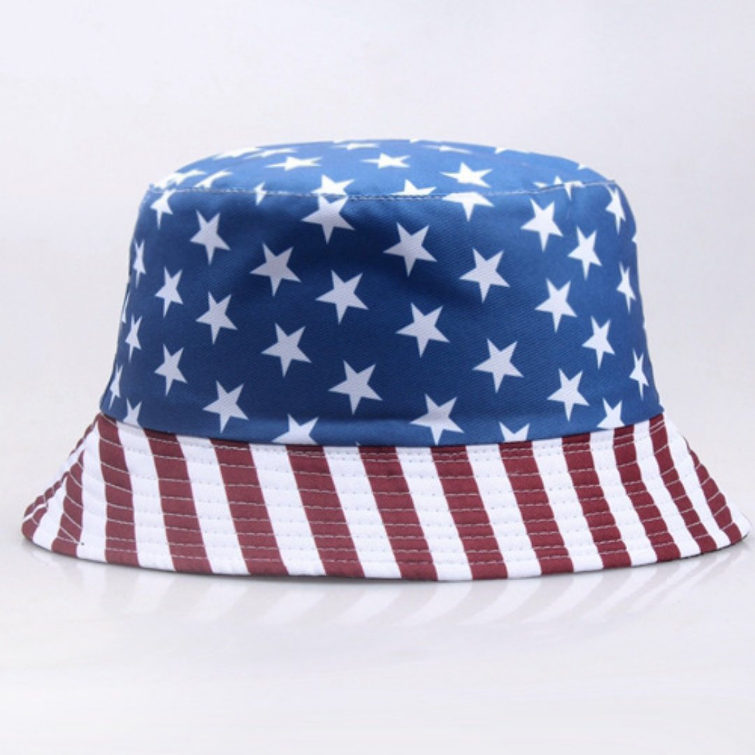 Outdoor Bucket Hat for Men and Women, Navy Blue Flat Top