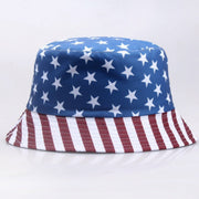 Outdoor Bucket Hat for Men and Women, Navy Blue Flat Top