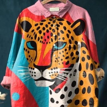 Plus Size Skull Print Crew Neck Casual T-Shirt