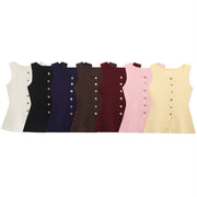 Simple Knitting Vest for Women