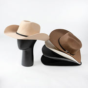 Wide Brim Wool Cowboy Hat for Women