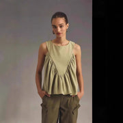 Solid Color Vest for Women - Simple Pullover Top