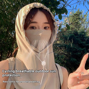 Women's Cycling Sun Mask with Neck Protection for Summer Riding