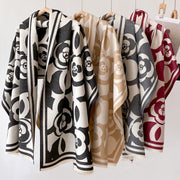 Elegant Warm Mom Scarf for Women - Soft Imitation Cashmere